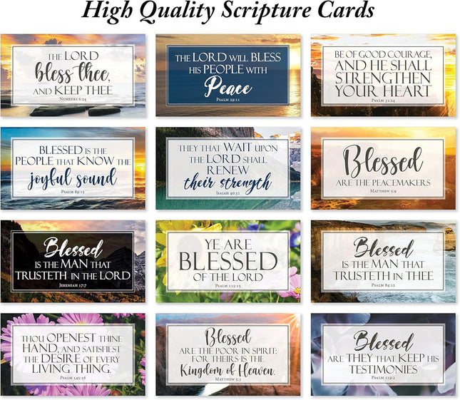 JBH Creations Share a Blessing Bible Verse Cards with Full Scripture - Pack of 4