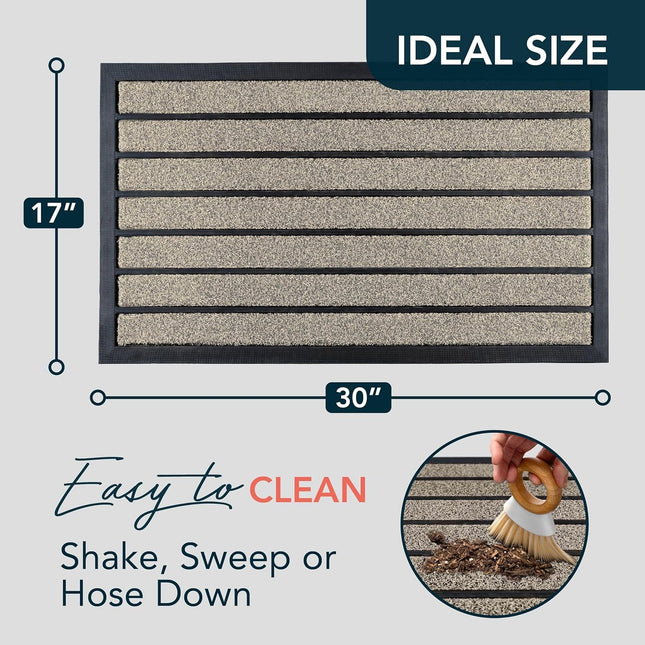 Ubdyo Extra Durable Door Mat - Dirt Trapping Outdoor Welcome Mats - Non-Slip Out