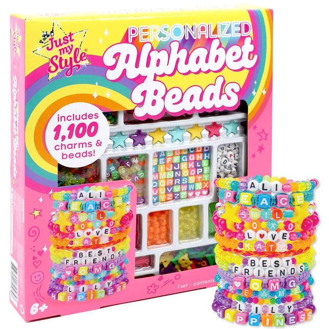 Just My Style ABC Beads by Horizon Group Usa, 1000+ Charms & Beads, Alphabet Cha