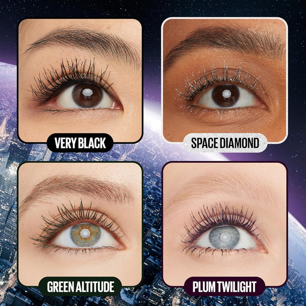 Maybelline Lash Sensational Sky High Washable Mascara Makeup, Volumizing, Lengthening, Defining, Curling, Multiplying, Buildable Formula, Blackest