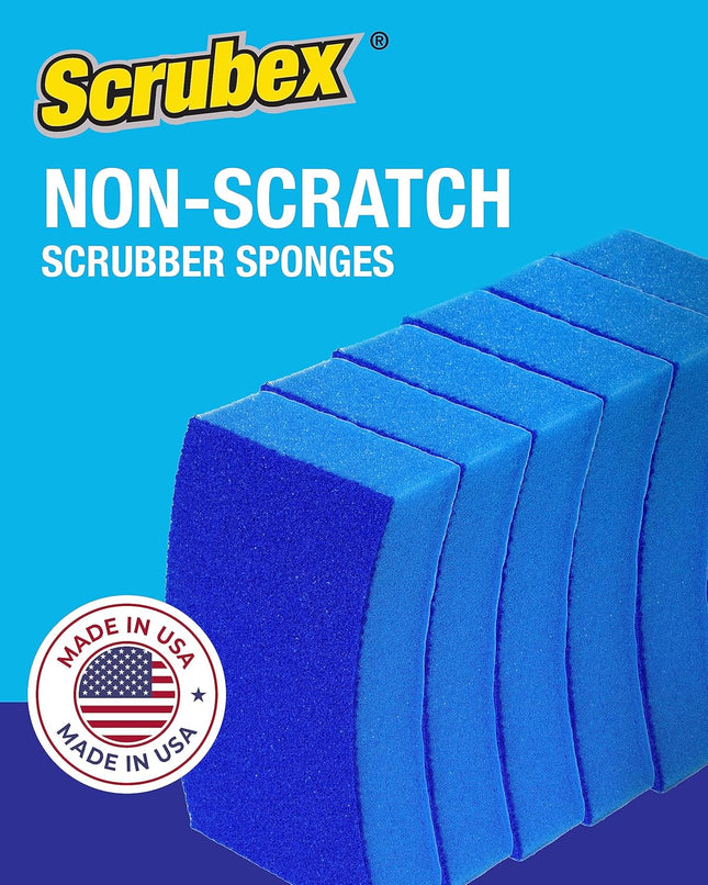 Non-Scratch Odor Resistant Scrub Sponge, Multi-Purpose Sponge for Kitchen and Ho