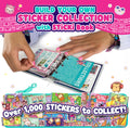 Sky Castle Sticki Rolls Sticker Book Bracelet - 120 Holographic Stickers | Series 2, 50 Laminated Activity Pages, Collectible Kawaii Designs, Ages