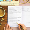 Clever Fox Gratitude Journal for Women & Teen Girls, 5.8x8.3 Periwinkle | 3-month daily guided journal, inspirational prompts for positivity,