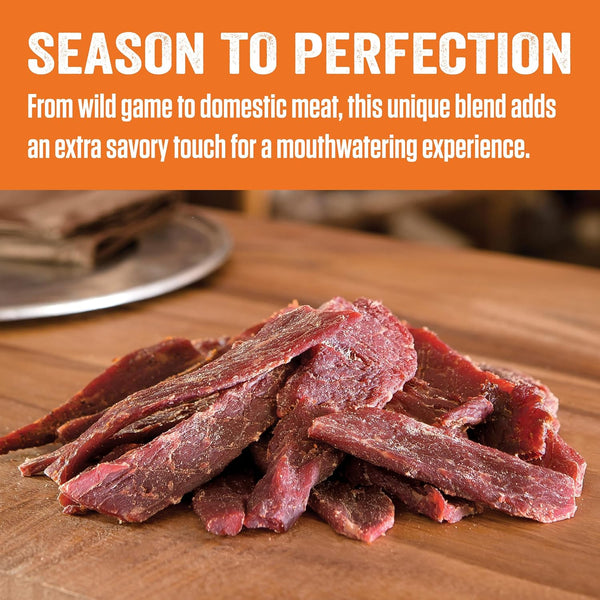 LEM Products Backwoods Sweet & Hot Jerky Seasoning, Ideal for Wild Game and Domestic Meat, Seasons Up to 5 Pounds of Meat, 5.8 Ounce Packet with