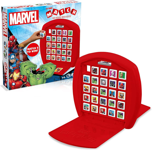 Top Trumps Match Game Marvel Heroes - Family Board Games for Kids and Adults - Matching Game and Memory Game - Fun Two Player Kids Games -