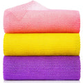 African Net Sponge African Exfoliating Net African Bath Sponge African Scrubbing Long Net Rag African Wash Net Shower Body Scrubber Yellow Pink Purple