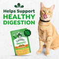 Greenies Feline Smartbites Healthy Indoor Cat Treats, Chicken, 2.1 oz | Veterinarian-recommended, Fiberblend Formula, supports digestion, under 2