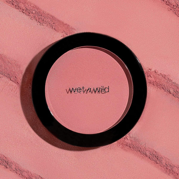 Wet N Wild Color Icon Blush, Effortless Matte Natural Sheer Glow & Seamless Blend, Luxuriously Infused Smooth Jojoba Oil, Cruelty-Free & Vegan -