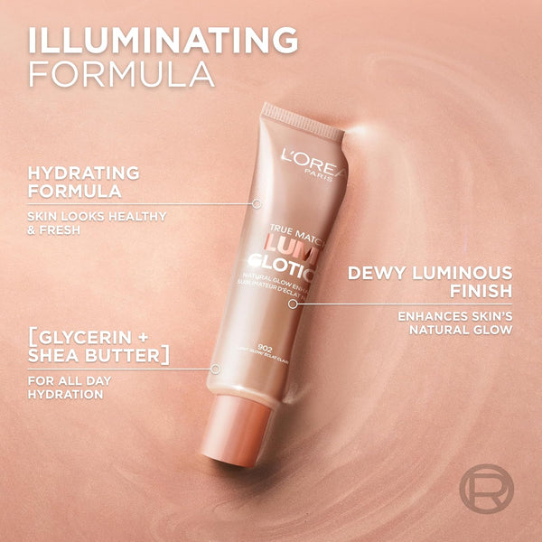 L'Oreal Paris Makeup True Match Lumi Glotion, 903 Medium, 1.35 fl oz 1.35 Fl Oz (Pack of 1) 903 Medium