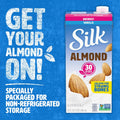 Silk Shelf-Stable Almond Milk, Unsweetened Vanilla, Dairy-Free, Vegan, Non-GMO Project Verified, 1 Quart (Pack of 6) Unsweetened 32 Fl Oz (Pack of 6)