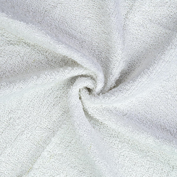 DecorRack 10 Pack 100% Cotton Wash Cloth, Luxurious Soft, 12 x 12 inch Ultra Absorbent, Machine Washable Premium Quality Washcloths, White (10