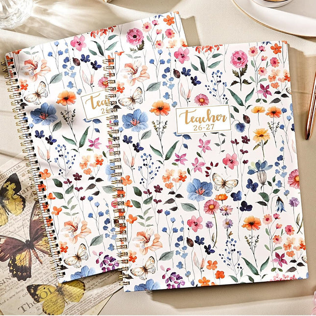 2025-2026 Planner - Academic Planner 2025-2026, July 2025 - June 2026, Weekly & Monthly Planner, 6.4" X 8.5", Colorful T