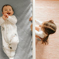 Newton Baby Waterproof Crib Mattress, Breathable & Washable - Grey
