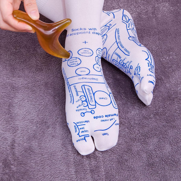 Broman Reflexology Socks with Trigger Point Massage Tool, Foot Pain Relief Remedy for Foot Massage,Women's Size WomenSize