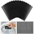 Skyley Flexible Scrubbing Screen Cleaning Mesh for Household 5.5 X 4 Inch Cleaner Toilet Hard Water Ring Remover Scouring Pad Abrasive Grit