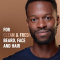 King C. Gillette Beard Wash, Mens Face Wash, 11 Oz, Infused with Argan Oil and Avocado Oil to Cleanse Hair and Skin