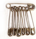 100-Pack Extra Large Safety Pins (2 Inch, Silver) – Heavy Duty, Rust-Resistant Pins for Clothing, Diapers, Sewing, Hijabs, Laundry & Crafting