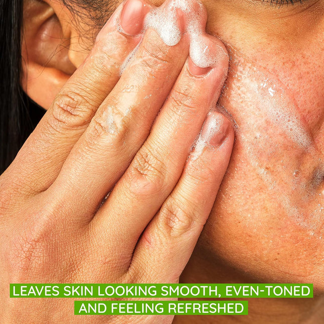 Aveeno Positively Radiant Skin Brightening Exfoliating Daily Facial Scrub, Moisture-Rich Soy Extract, Helps Improve Skin