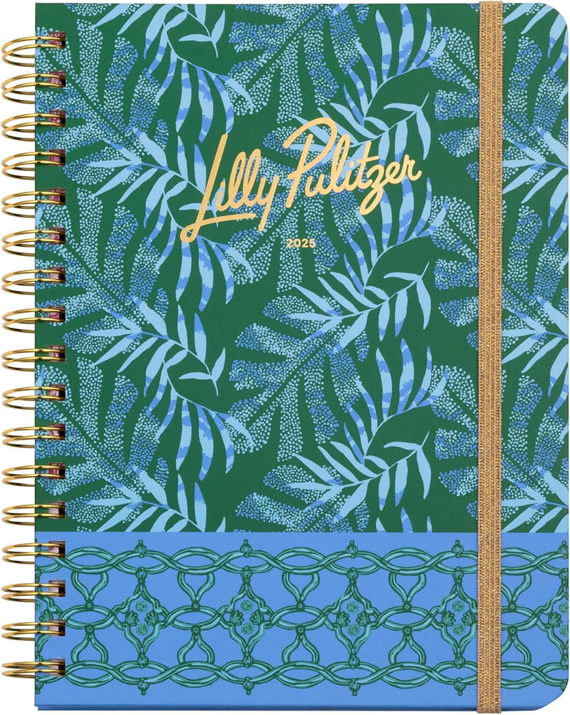 Lilly Pulitzer Large Daily Planner January 2025 - December 2025, Weekly Agenda & Monthly Calendar, Stickers, Pockets, & Spiral Binding (It'S a