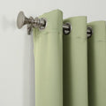 Sun Zero Easton Energy Saving Blackout Grommet Curtain Panel, 40" x 84", Sage Green 1 Sage Green 40"W x 84"L (Pack of 1)