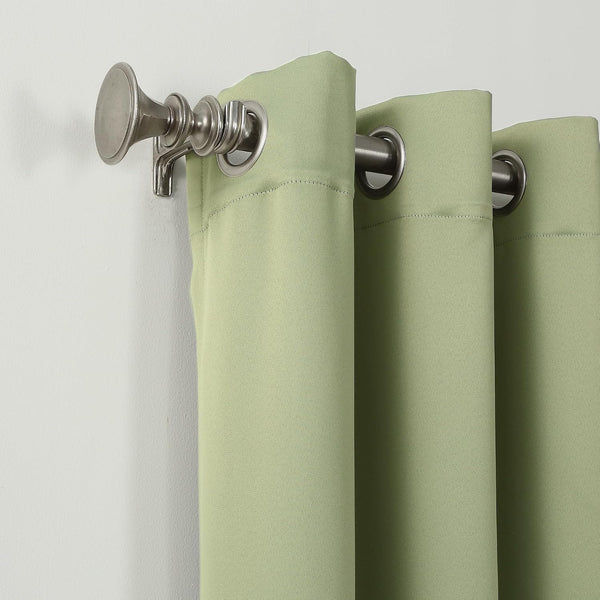Sun Zero Easton Energy Saving Blackout Grommet Curtain Panel, 40" x 84", Sage Green 1 Sage Green 40"W x 84"L (Pack of 1)