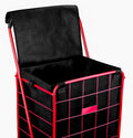Handy Laundry Shopping Cart Liner, 18" X 15" X 24", Square Bottom, Fits Standard Shopping Cart, Cover and Adjustable Straps for Easy Secure