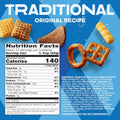 Chex Mix Traditional Original Recipe Snack Mix, Savory Snack Bag, Family Size, 13.5 oz Traditional 13.5 Ounce (Pack of 1)