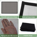 Fireplace Screen Safe Mesh Gate Mesh Screen Child Proof Existing Fireplace Barrier Guard Net Adhesive Cover Fire Place Doors for The Living Room