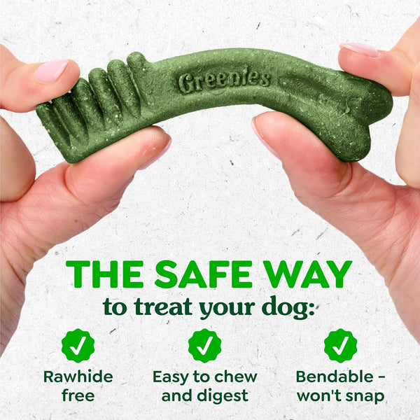 Greenies Teenie Original Natural Dental Dog Treats, Chicken, 43 Count | Clinically-proven, veterinarian-recommended, 47% less tartar & 40% less