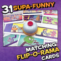 Dog Man Flip-O-Rama Memory Card Game for Kids, Family Game, Ages 6+