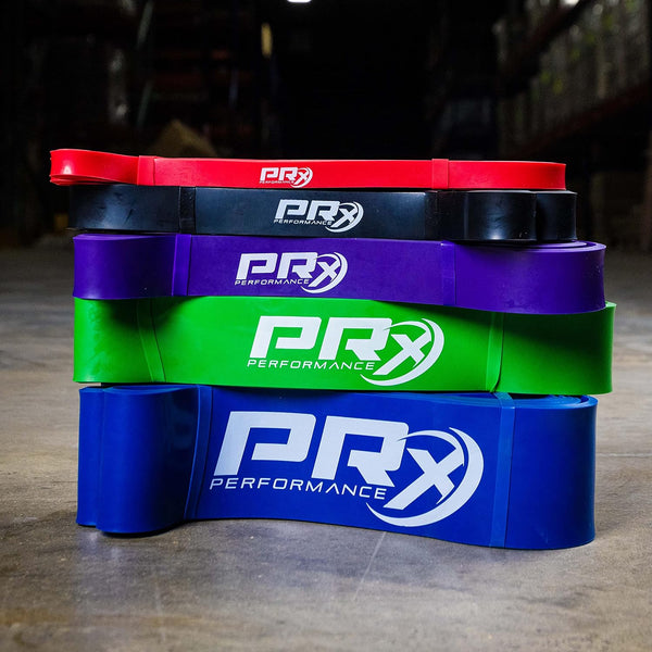 Prx Performance - Resistance & Stretch Band - Perfect for Pull-Ups, Chin Ups, Muscle Ups, Power Lifting, Physical Therapy, Mobility Bands,