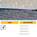 SIKA Sikaflex-410 Asphalt Sealant, Black, Self-Leveling Hybrid Sealant for Filling Cracks in Asphalt Driveways, Roadways, and Pavements - 9 fl.