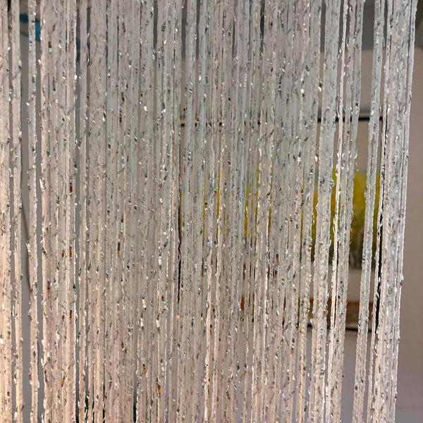 Hysenm 2 Pack 39 x 79 Inch Beaded Curtain String Door Curtains, Hippie Room Decor Closet Beaded Curtains for Doorway, Room Divider Privacy Decor,