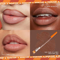 NYX PROFESSIONAL MAKEUP Duck Plump Plumping Lip Liner, Matte Pencil with up to 10HR Wear, Subtle Touch (Deep Nude Lip Liner)
