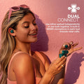 Jlab Go Air Pop True Wireless Bluetooth Earbuds & Charging Case, Teal, Dual Connect, IPX4 Sweat Resistance, Bluetooth 5 Connection, 3 EQ Sound