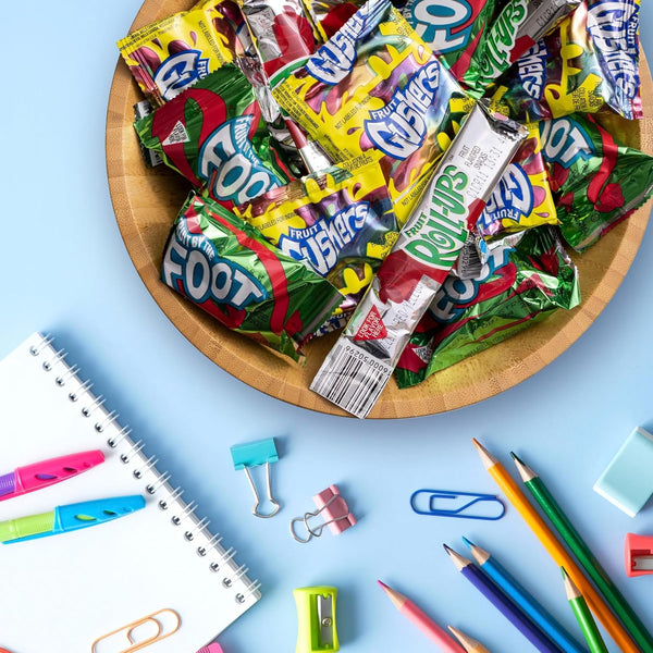 Fruit Roll-Ups, Fruit by the Foot and Gushers Fruit Flavored Snacks Variety Pack, Gluten Free, 16 Pouches, 10.2 oz Variety Pack 16 Count (Pack of 1)