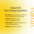 Derma E Vitamin C Weightless Moisturizer SPF 45 Ã¢ÂÂ Skin Brightening Face Cream with Mineral UVA/UVB Sunscreen Ã¢ÂÂ Hydrating Facial