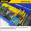 HURRICANE 2-Pack Plier Organizer Rack, 20-Slot Tool Box Organizer with Non-Slip Base, Extendable Drawer Storage for Pliers, Cutters & Hand Tools,
