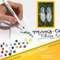 Crafts 4 All Fabric Pens for Clothes - Pack of 24 No Fade, Fabric Markers Permanent for Textile - No Bleed, Machine Washable Shoe Markers for
