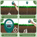 XLUX 2 Pack Long Probe Plant Soil Moisture Meter, Battery-Free 1 40CM-2 Pack