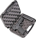 MTM 805-Single Pistol Handgun Case Up to 4" Revolver Barrel, USA Made Single Black