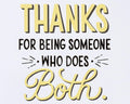 American Greetings Thank You Card (Day Better) 6.25 inches x 6.25 inches