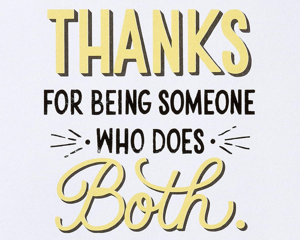 American Greetings Thank You Card (Day Better) 6.25 inches x 6.25 inches