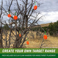 Gosports Outdoors Clay Target Holders - Choose between Clay Claw Hangers or Clay Caddy in Ground Stakes, Versatile Target Holders for Shooting
