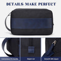 Vorspack Water Resistant Travel Toiletry Bag for Men - Black&Blue Black&Blue Medium