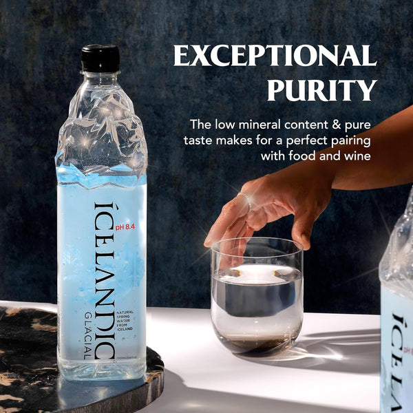 Icelandic Glacial Natural Spring Alkaline Water, 330 mL / 11.1 Fl Oz (Pack of 30) | Natural Spring Alkaline Water 11.16 Fl Oz (Pack of 30)