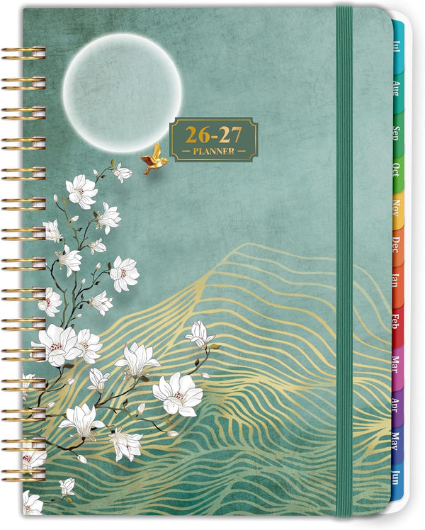 Planner 2025-2026 - JUL 2025 - JUN 2026, Academic Planner 2025-2026, Weekly and Monthly, Calendar 2026 with Premium Paper, Twin-Wire Binding -