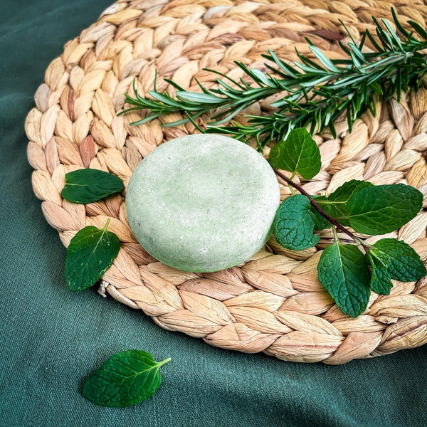 Lucky Locks | Nettle Mint Meadow | Natural Shampoo Bar | Zero Waste Hair Care | Sulfate Free