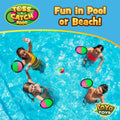 Yoya Toys Toss and Catch Ball Game Toy Set - 4 Paddles & 4 Sticky Balls - Fun Kids Outdoor Games Activity for Backyard, Beach, Park, Camping -