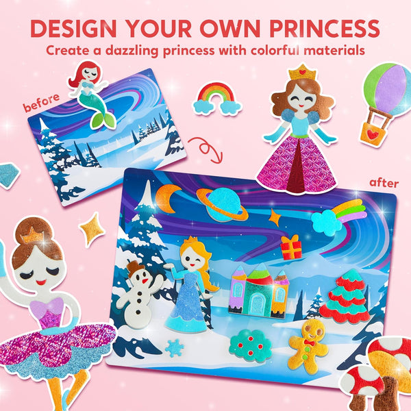 Klever Kits Unicorn Foil Art- Arts & Crafts for Kids 4 and Up, Mess Free